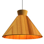 Conical Topper Pendant - Teak