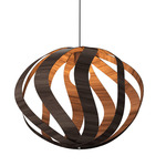 Versatile Globe Pendant - American Walnut