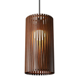 Living Hinges Narrow Pendant - Imbuia