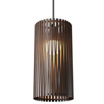 Living Hinges Narrow Pendant - American Walnut