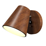 Conical Wall Sconce - Imbuia