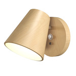 Conical Wall Sconce - Maple