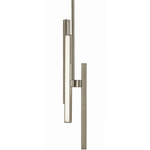 Indra Color Select Pendant - Satin Nickel / White
