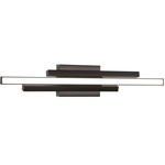 Indra Color Select Bathroom Vanity Light - Black / White