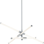 Rusnak Pendant - Polished Chrome / White