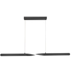 Twist Linear Pendant - Black / White