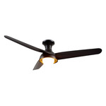 Rubio Hugger Ceiling Fan - Matte Black
