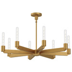 Claire Chandelier - Aged Gold