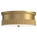 Rue Ceiling Light - Brushed Gold / Glossy Opal