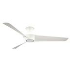 Emiko-H Hugger Ceiling Fan - Matte White