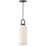 Soji Pendant - Matte Black / Opal Matte
