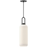 Soji Pendant - Matte Black / Opal Matte