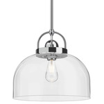Lancaster Pendant - Chrome / Clear