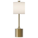 Issa Table Lamp - Brushed Gold / Ivory