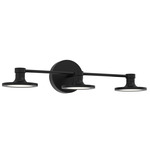 Issa Bathroom Vanity Light - Matte Black / Frosted