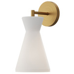 Betty Wall Sconce - Aged Gold / Opal