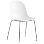Academy Chair - Chrome / Matte Optic White