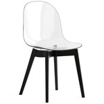 Academy Transparent Chair - Graphite / Transparent