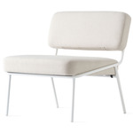 Sixty Crossweave Lounge Chair - Matte Optic White / Sand Crossweave