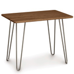 Essentials Rectangle Side Table - Silver / Saddle Cherry