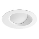 E4 Pro 4IN Round Flanged Wall Wash Trim - White