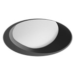 E4 Pro 4IN Round Flangeless Wall Wash Trim - Black