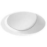 E4 Pro 4IN Round Flangeless Wall Wash Trim - White