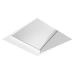 E4 Pro 4IN Square Flangeless Wall Wash Trim - White