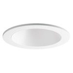 Entra CL 2IN Round Flanged Trim / Remodel Housing - White / White