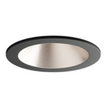 Entra CL 2IN Round Flanged Trim / Remodel Housing - Black / Champagne