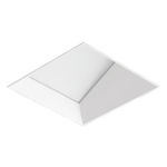 Entra CL 2IN Square Flangeless Trim / Remodel Housing - White