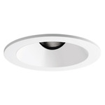 Entra CL 2IN Round Flanged Trim - White / White