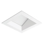 Entra CL 3IN Square Flanged Trim - White / White