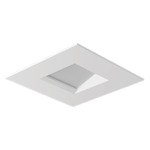 Verse 3IN Square Flanged Trim - White