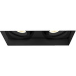 Amigo 3 inch Multiples Trimless Adj Gimbal / Remodel Housing - Black