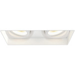 Amigo 3 inch Multiples Trimless Adj Gimbal / Remodel Housing - White