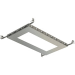 Amigo 3IN Multiples Trimless New Construction Mounting Plate - Silver