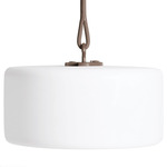Thierry le Swinger Portable Lamp - Taupe / White