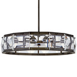 Jolie Chandelier - Black Oxide / Clear