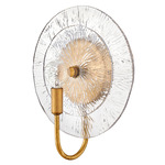 Rene Wall Sconce - Brass / Clear