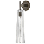 Cosette Wall Sconce - Black Oxide / Clear