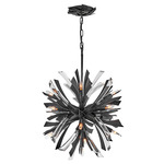 Vida Orb Chandelier - Graphite / Crystal