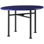 Carmel Small Outdoor Coffee Table - Black / Pacific Blue