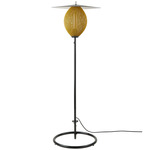 Satellite Outdoor Floor Lamp - Black / Mustard Gold