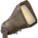 Square Accent MR16 12V Flood Spot Light - Matte Bronze