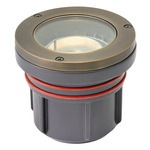 LumaCore Variable Output 12V Flat Top Well Light - Matte Bronze / Clear