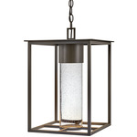 Coen Outdoor Dark Sky Pendant - Oil Rubbed Bronze / Clear Seedy