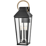 Dawson Outdoor Wall Sconce - Black / Clear Beveled