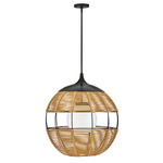 Maddox Outdoor Pendant - Natural / Etched Opal