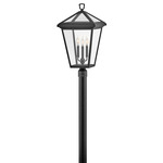 Alford Place 120V Outdoor Post Mount - Museum Black / Clear